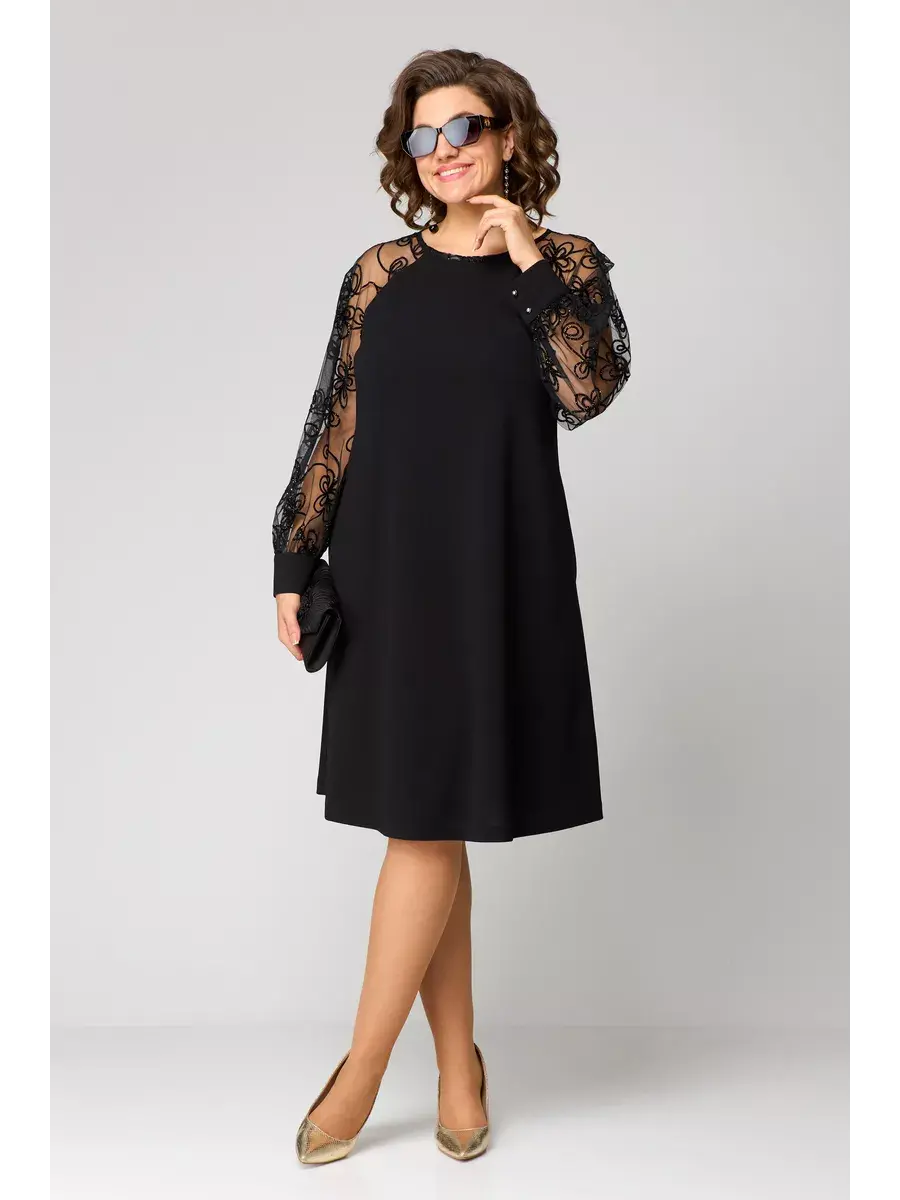 CELINA™ | Classic Midi Dress for Special Occasions