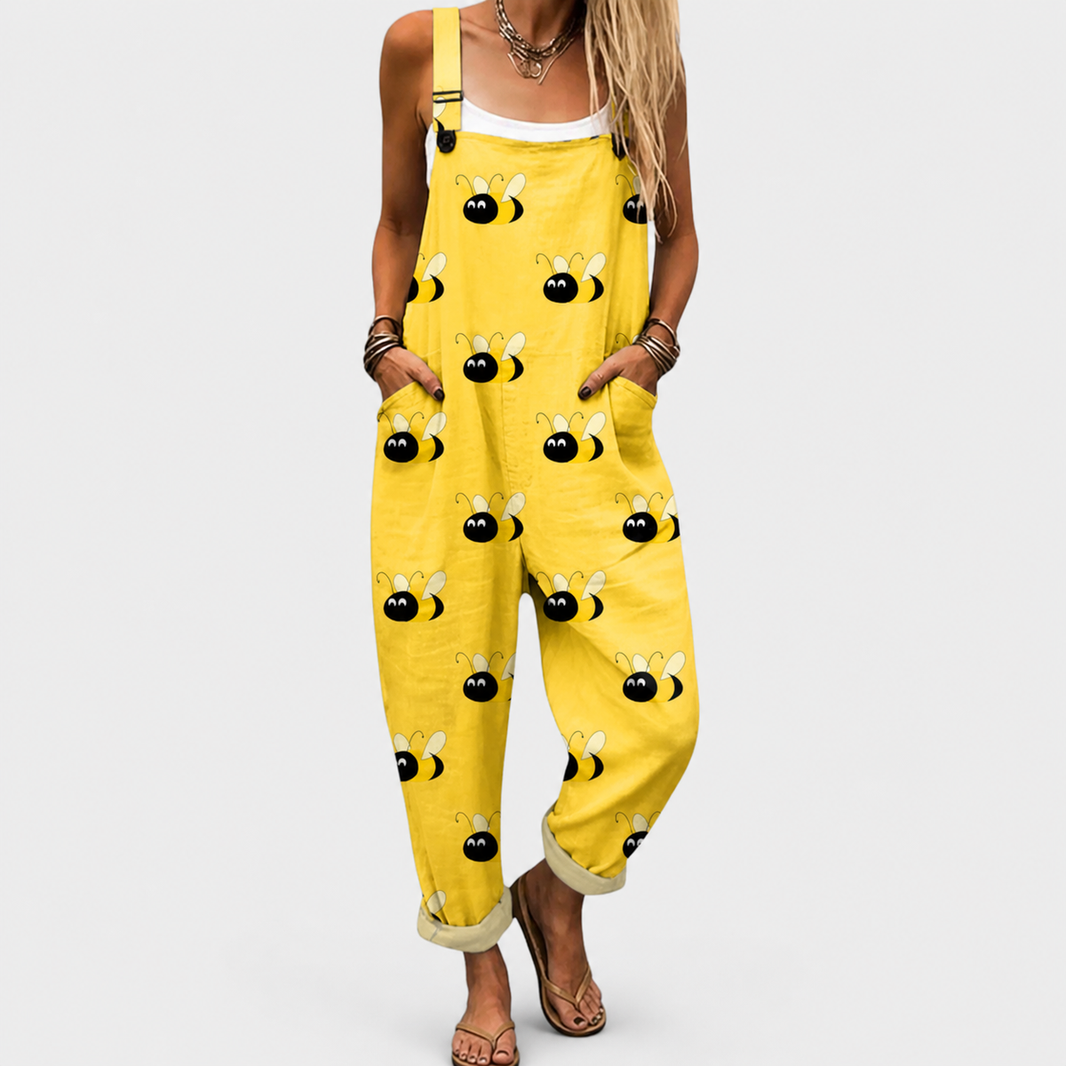 Comfortable Printed Jumpsuit
