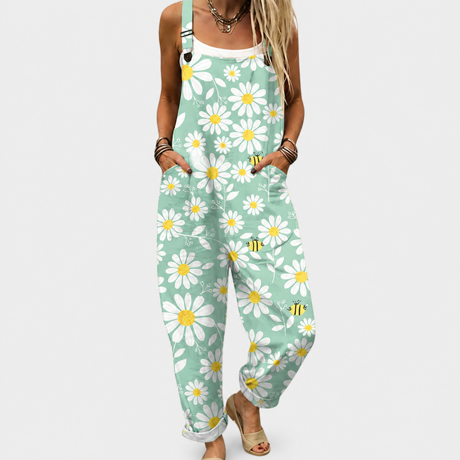 Comfortable Printed Jumpsuit