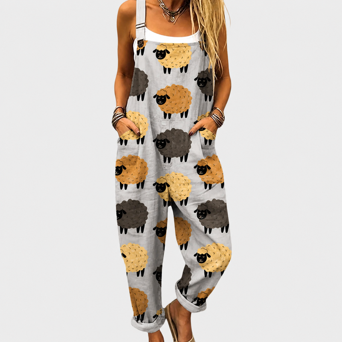 Comfortable Printed Jumpsuit
