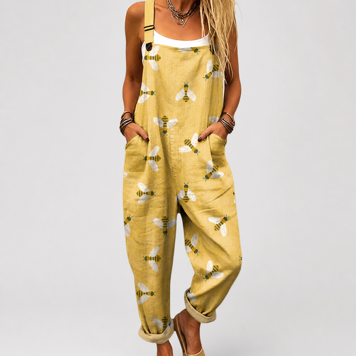 Comfortable Printed Jumpsuit