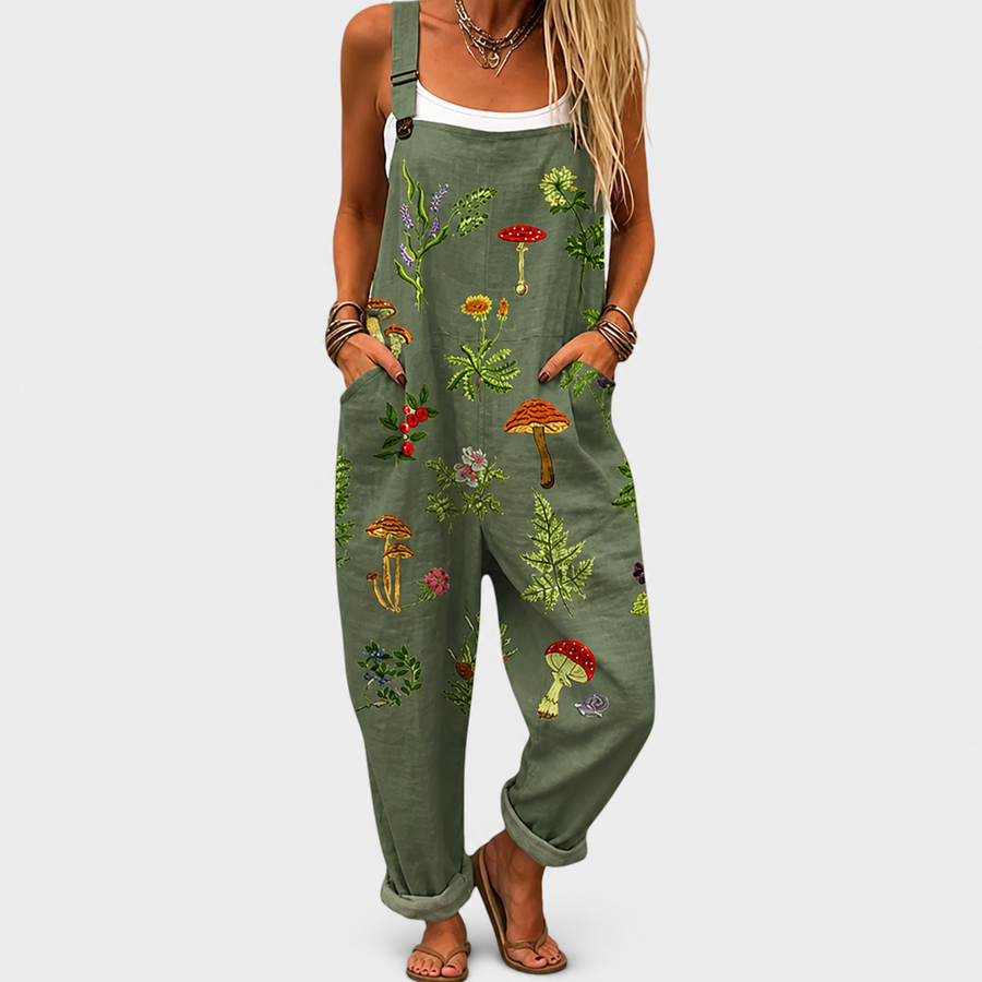 Comfortable Printed Jumpsuit