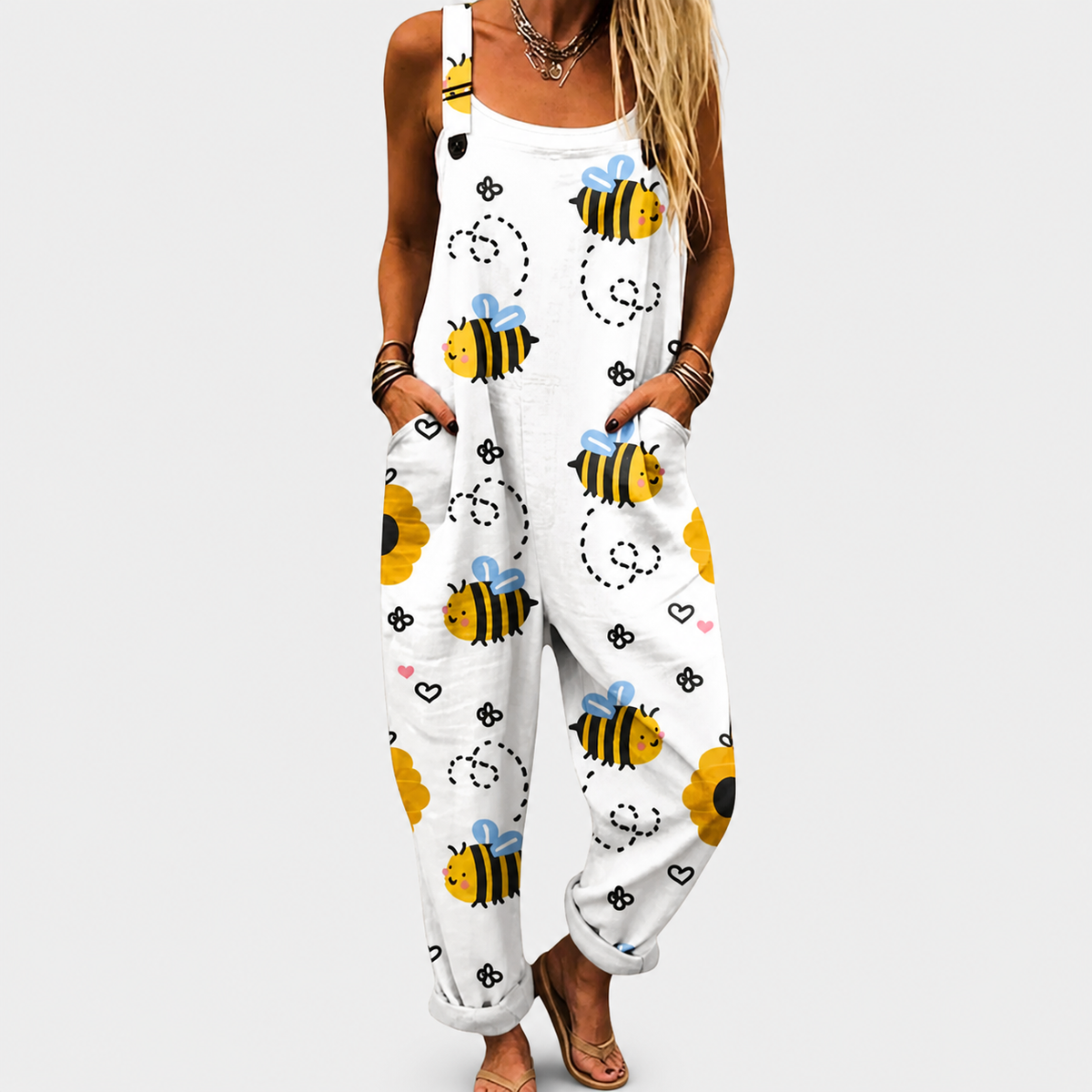Comfortable Printed Jumpsuit