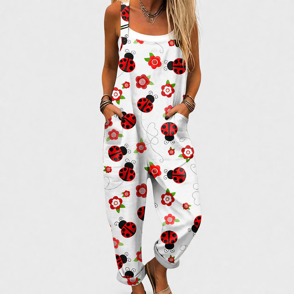 Comfortable Printed Jumpsuit