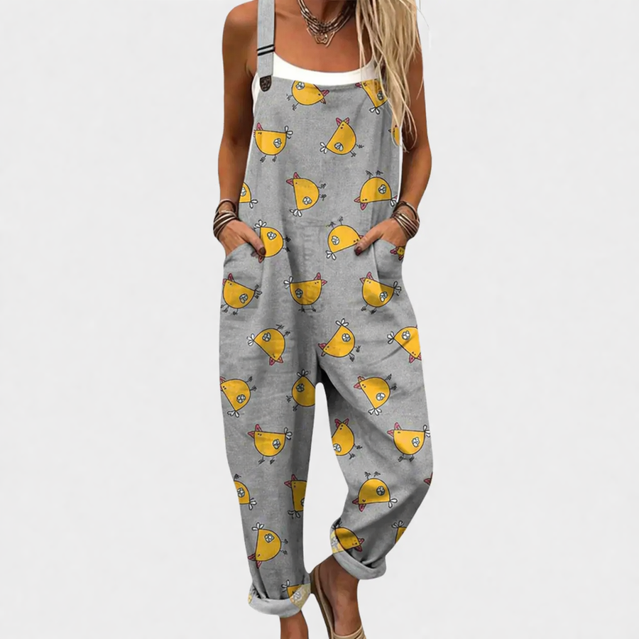 Comfortable printed jumpsuit