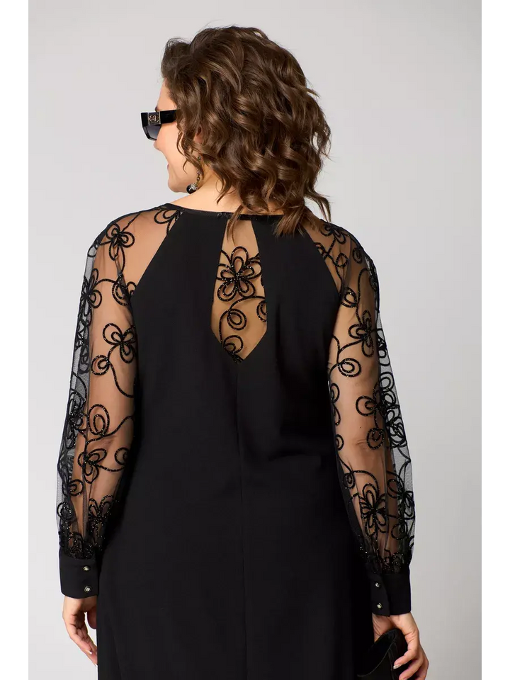 CELINA™ | Classic Midi Dress for Special Occasions