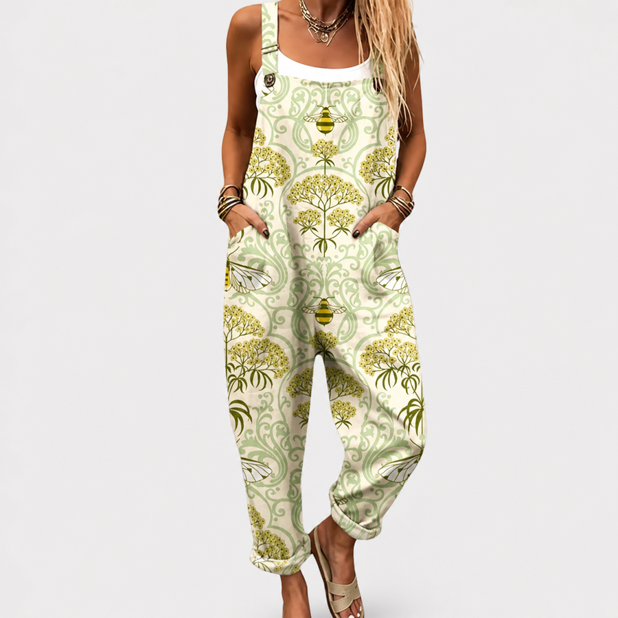 Comfortable Printed Jumpsuit