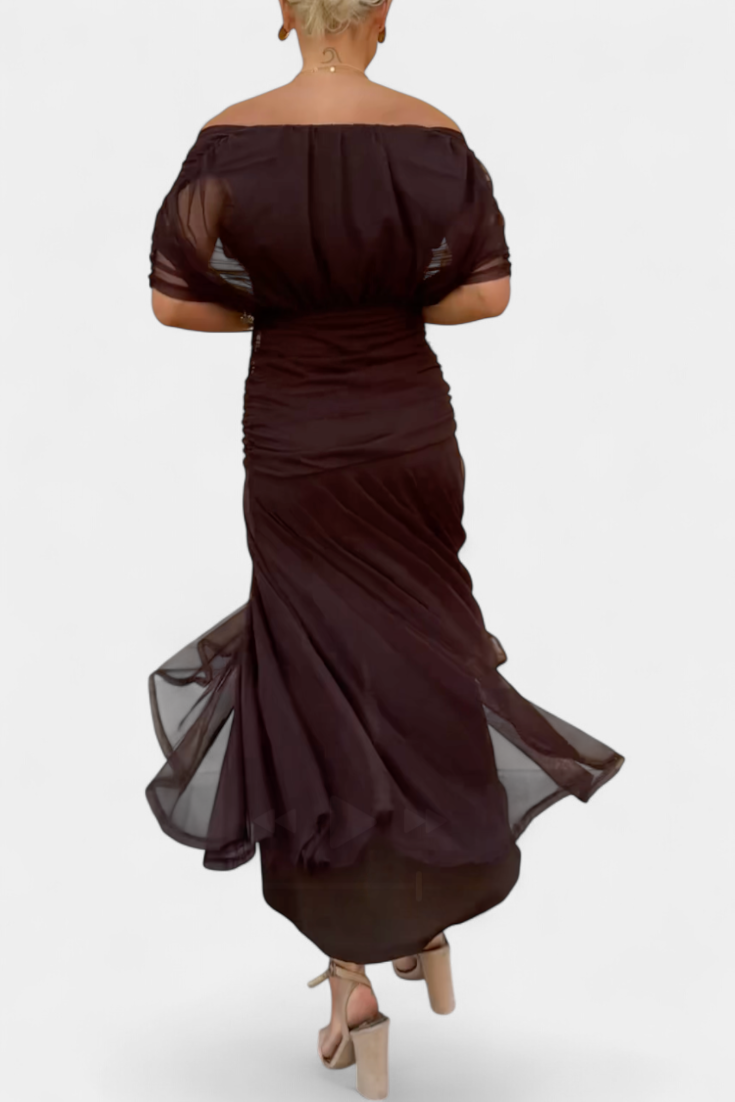 Gloria | Long Floral V-Neck Dress