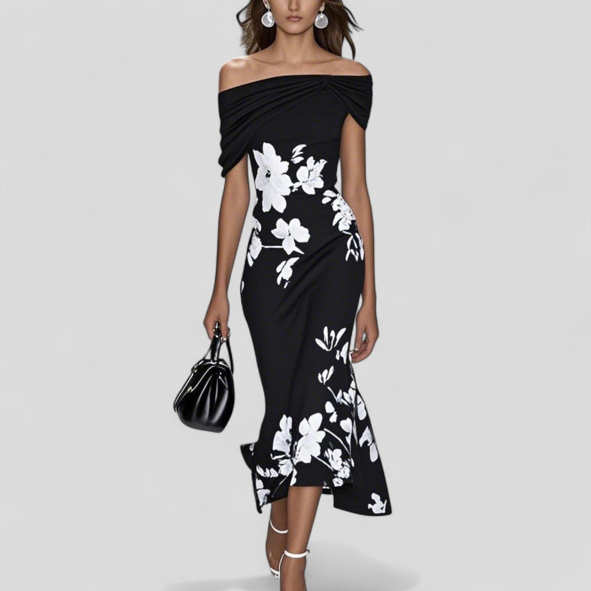 Catherine | Elegant Midi Dress