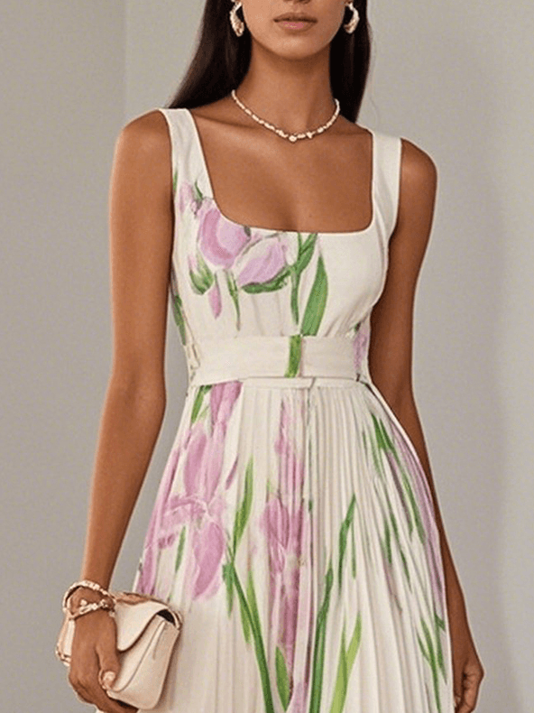 Serelina | Women’s Pleated Maxi Dress
