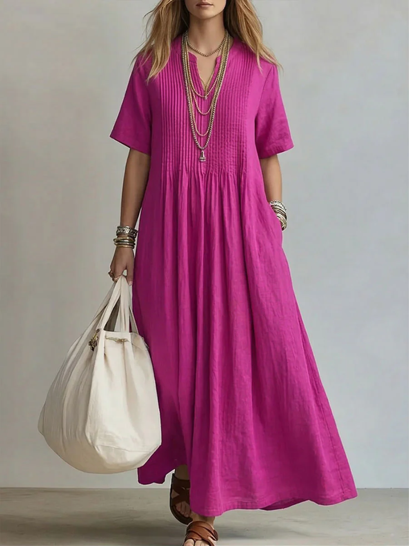 Liora | Pleated Dress