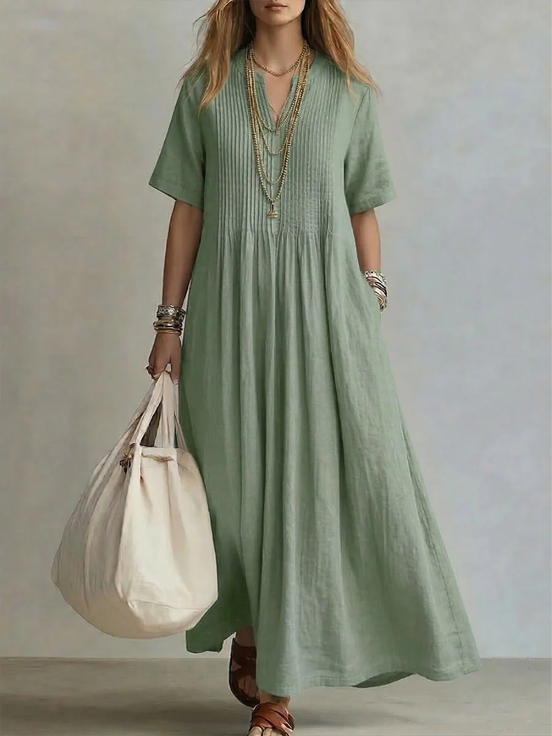 Liora | Pleated Dress