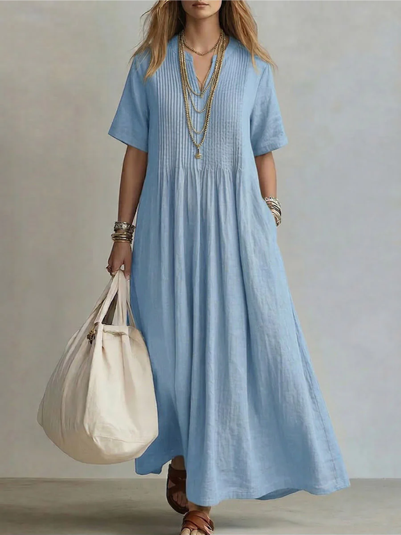 Liora | Pleated Dress