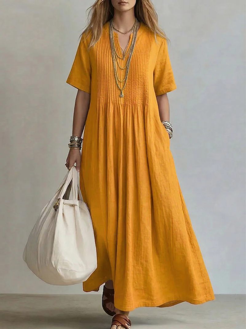 Liora | Pleated Dress