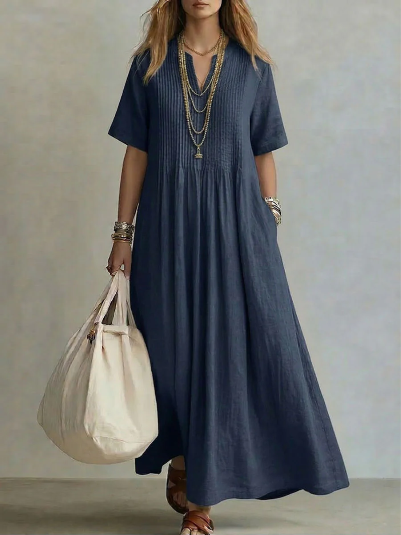 Liora | Pleated Dress
