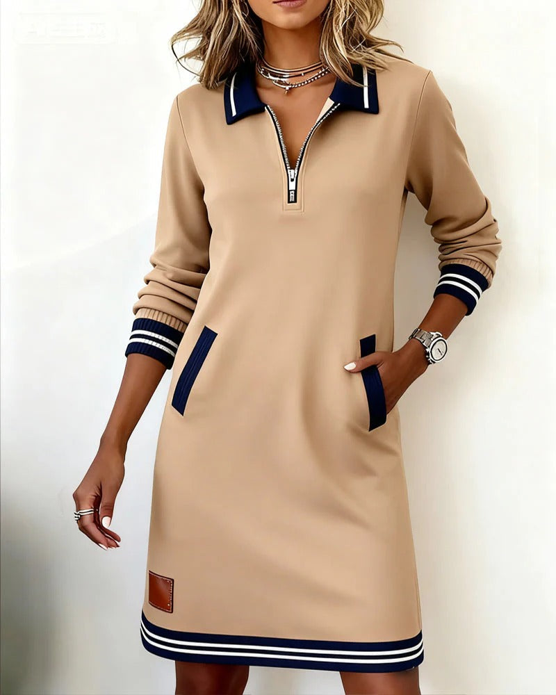 Diane | Elegant Long Sleeve Dress