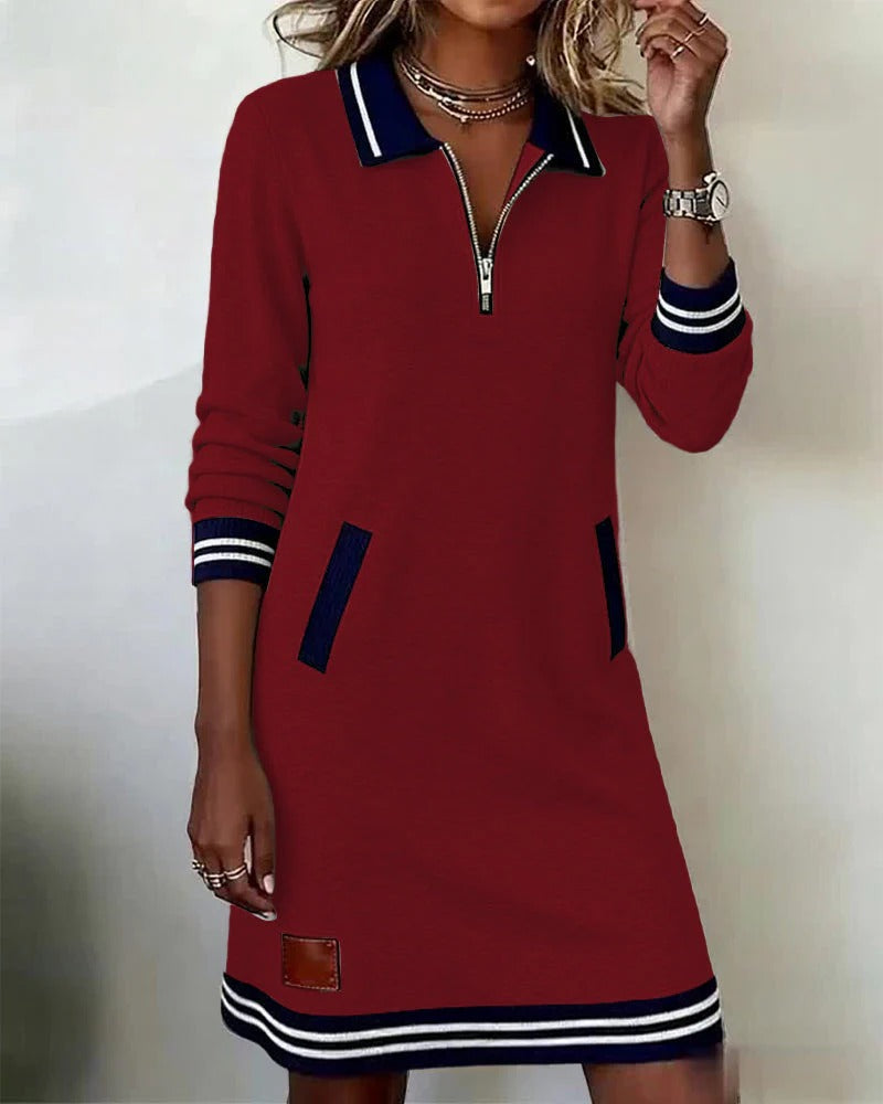 Diane | Elegant Long Sleeve Dress
