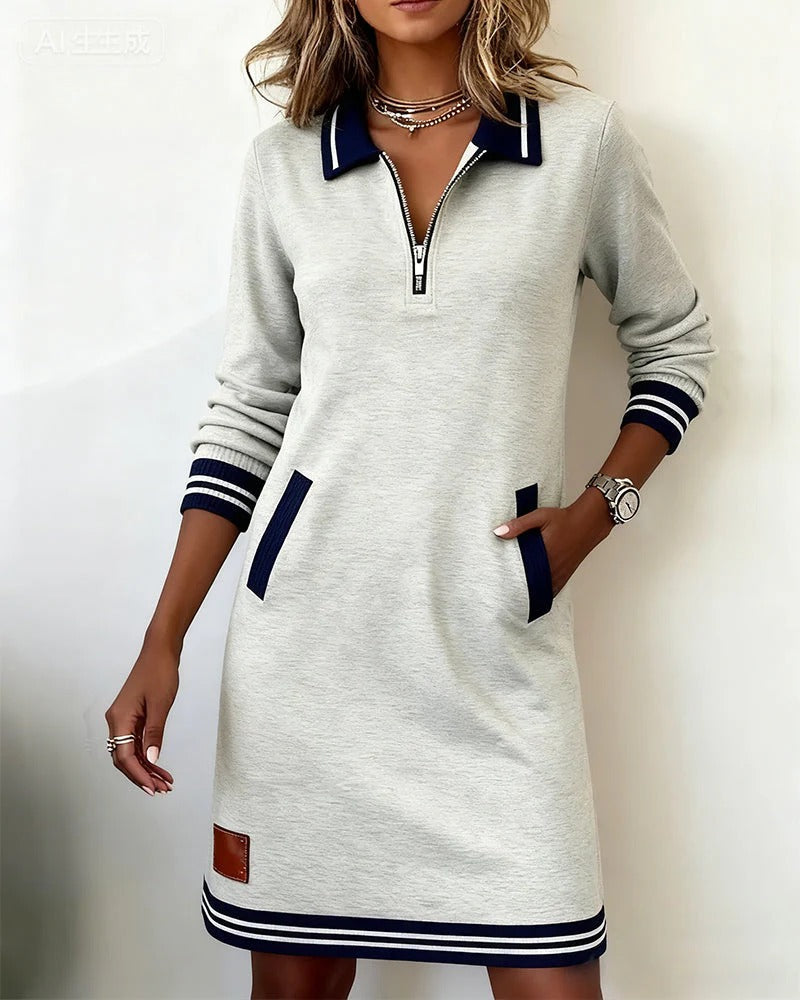 Diane | Elegant Long Sleeve Dress