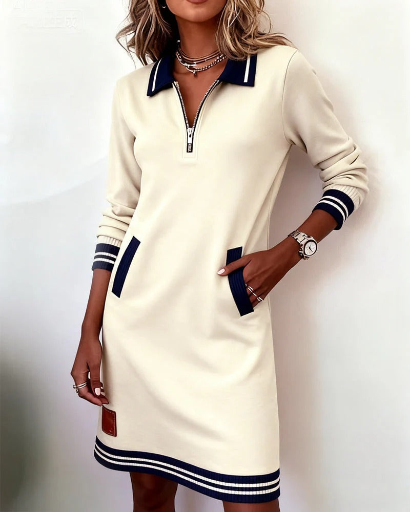 Diane | Elegant Long Sleeve Dress