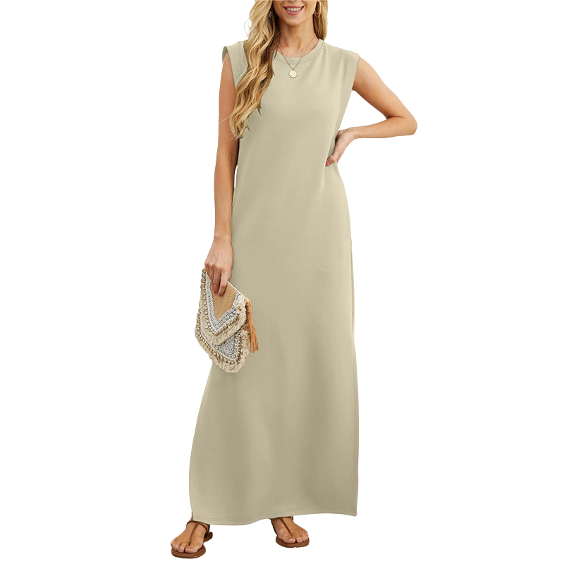 Riane™ | Classic Loose Sleeveless Beach Maxi Dress