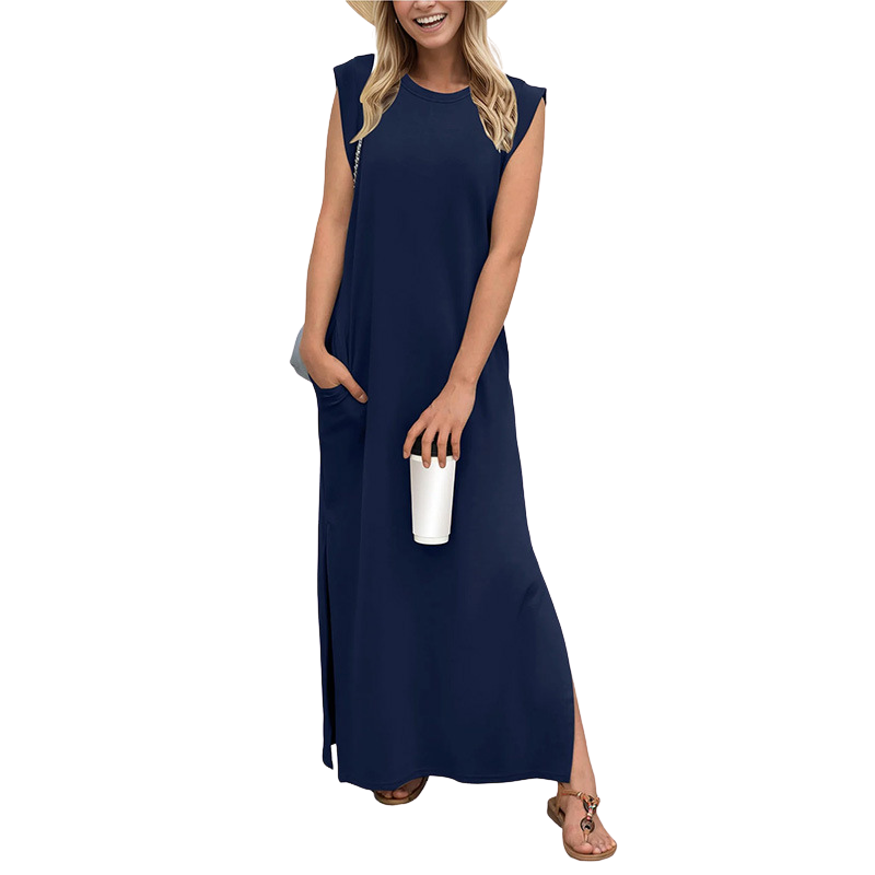 Riane™ | Classic Loose Sleeveless Beach Maxi Dress
